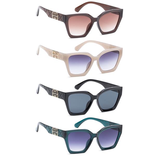 MODERN DISTINCT SQUARE CAT EYE SUNGLASSES 1DZ