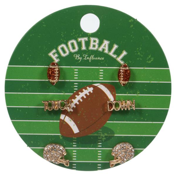 FOOTBALL ICONS 3 SET EARRING