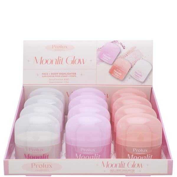 PROLUX MOONLIT GLOW FACE AND BODY HIGHLIGHTER (12 UNITS)