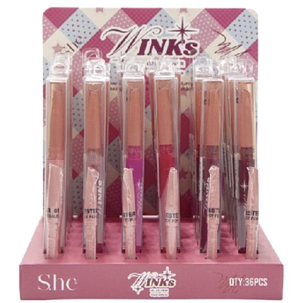 SHE MAKEUP WINKS GEL LIP LINER (36 UNITS)