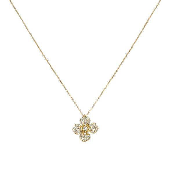CZ FLOWER NECKLACE