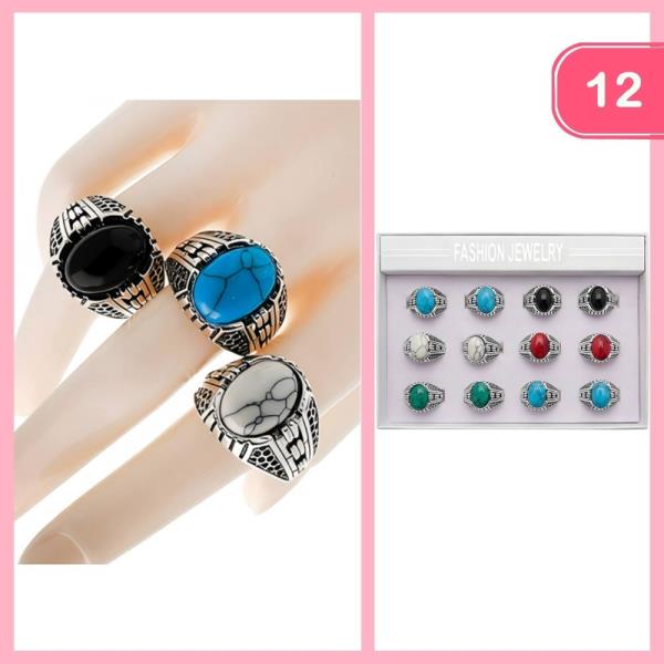 VINTAGE STYLE RING (12 UNITS)
