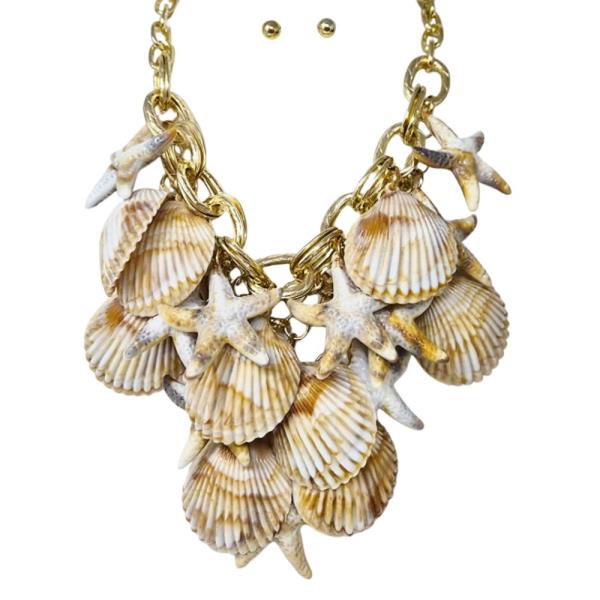 ACRYLIC FLOWER STATEMENT METAL WIRE NECKLACE SET