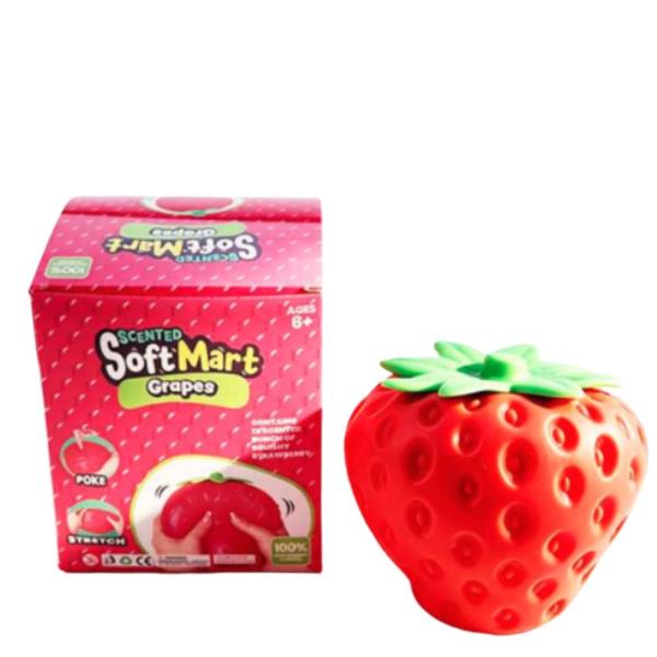 ETA-7/10 15 CM STRAWBERRY SQUISHY SQUEEZE TOY (1 PC)