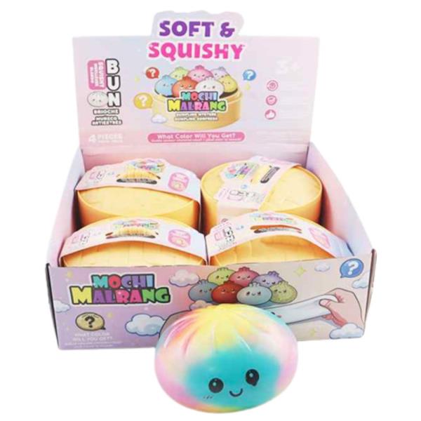 ETA-7/10 15 CM DUMPLING SQUISHY SQUEEZE TOY (4 UNITS)