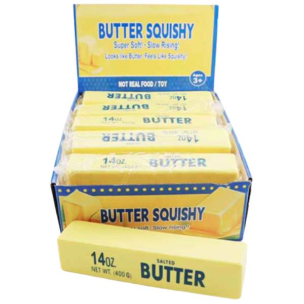 ETA-7/10 23.5 CM BUTTER SQUISHY SQUEEZE TOY (12 UNITS)