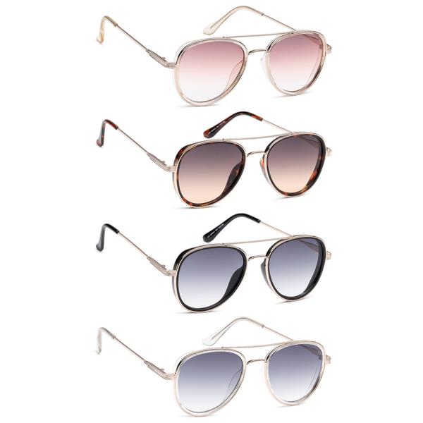 STYLISH ROUND SQUARE SUNGLASSES 1DZ