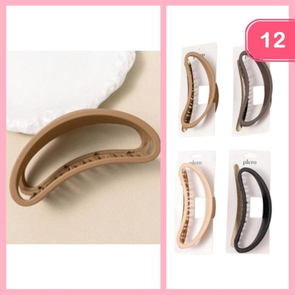 HAIR CLAW CLIP (12 UNITS)