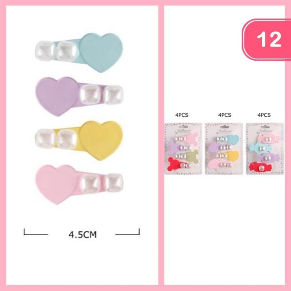 MIXED HAIR CLIPS (12 UNITS)
