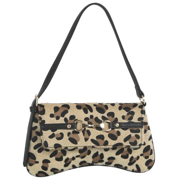 LEOPARD DESIGN SHOULDER BAG