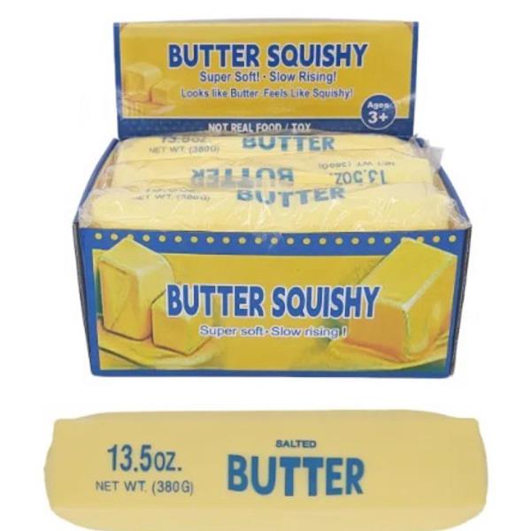 BUTTER FACE SQUISHY SQUEEZE TOY (12 UNITS)