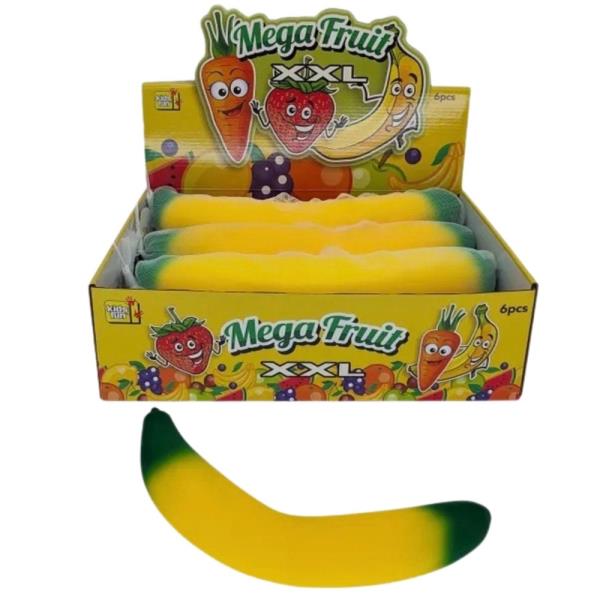 MEGA FRUIT BANANA SQUISHY SQUEEZE (6 UNITS)