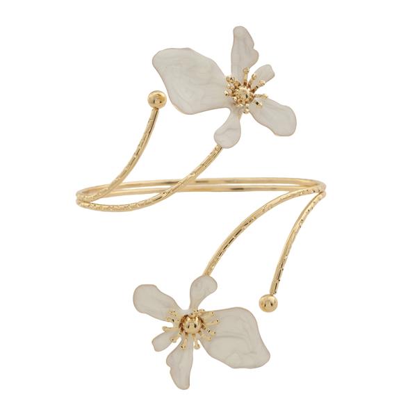 SDJ FLOWER BLOSSOM ARM CUFF BRACELET