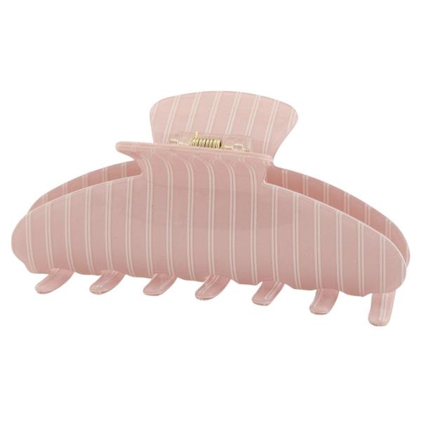 STRIPE HAIR CLAW CLIP