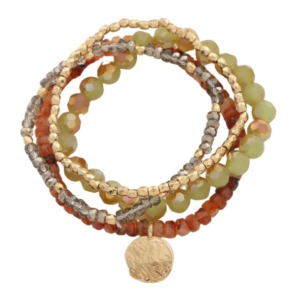 BEADED MULTI STRETCH BRACELET SET