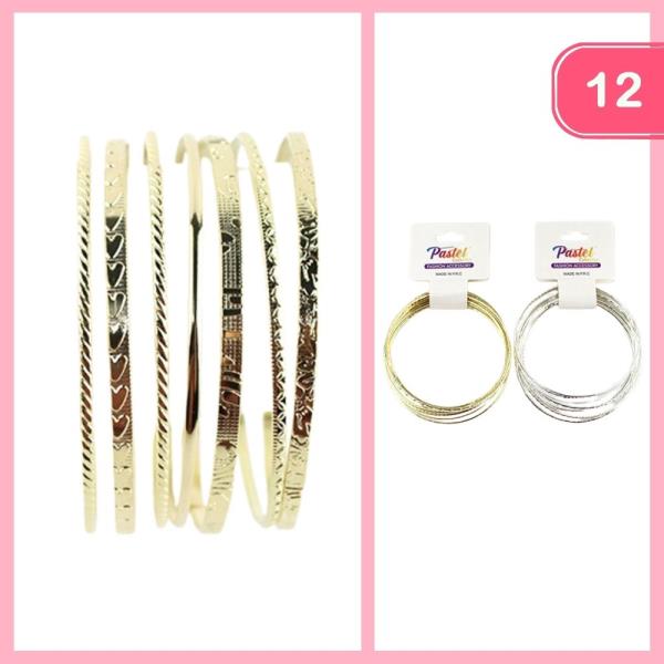 BANGLE BRACELET (12 UNITS)