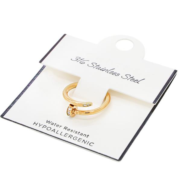 SECRET BOX STAINLESS STEEL NAIL RING