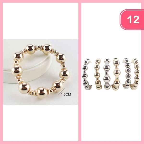 BEADED STRETCH BRACELET (12 UNITS)