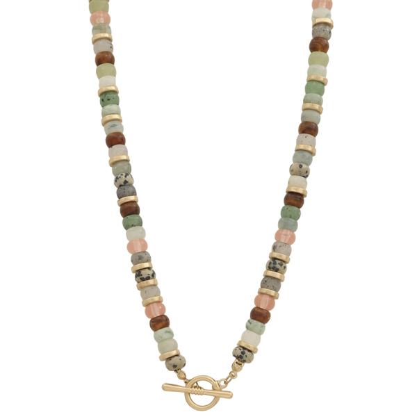 MIX MULTI COLOR BEAD NECKLACE