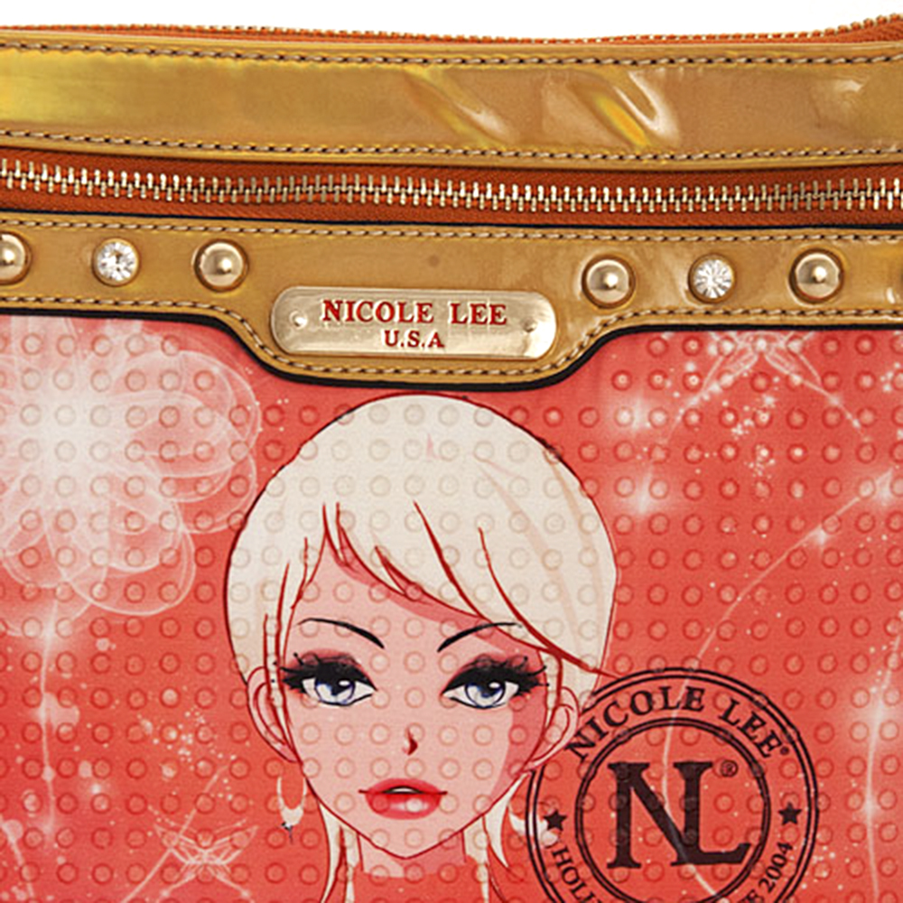 Shops NICOLE LEE RHINESTONE EMBELLISHED DOTTY CROSS BODY BAG