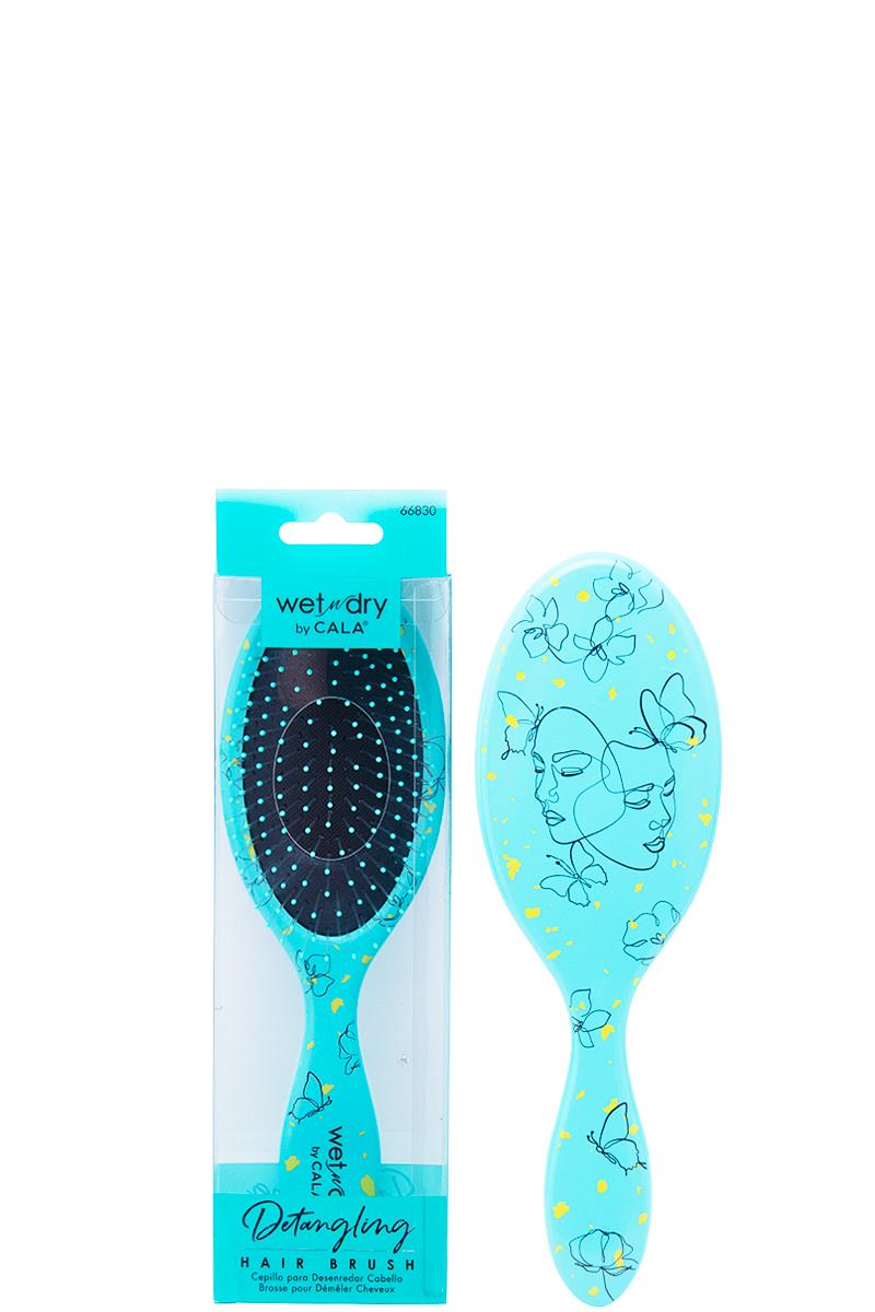 WET-N-DRY DETANGLING HAIR BRUSH (BUTTERFLY SQUAD))